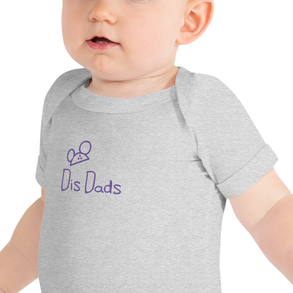 Dis Dads Magic Ears Embroidered Personalized Baby One Piece 100% Cotton
