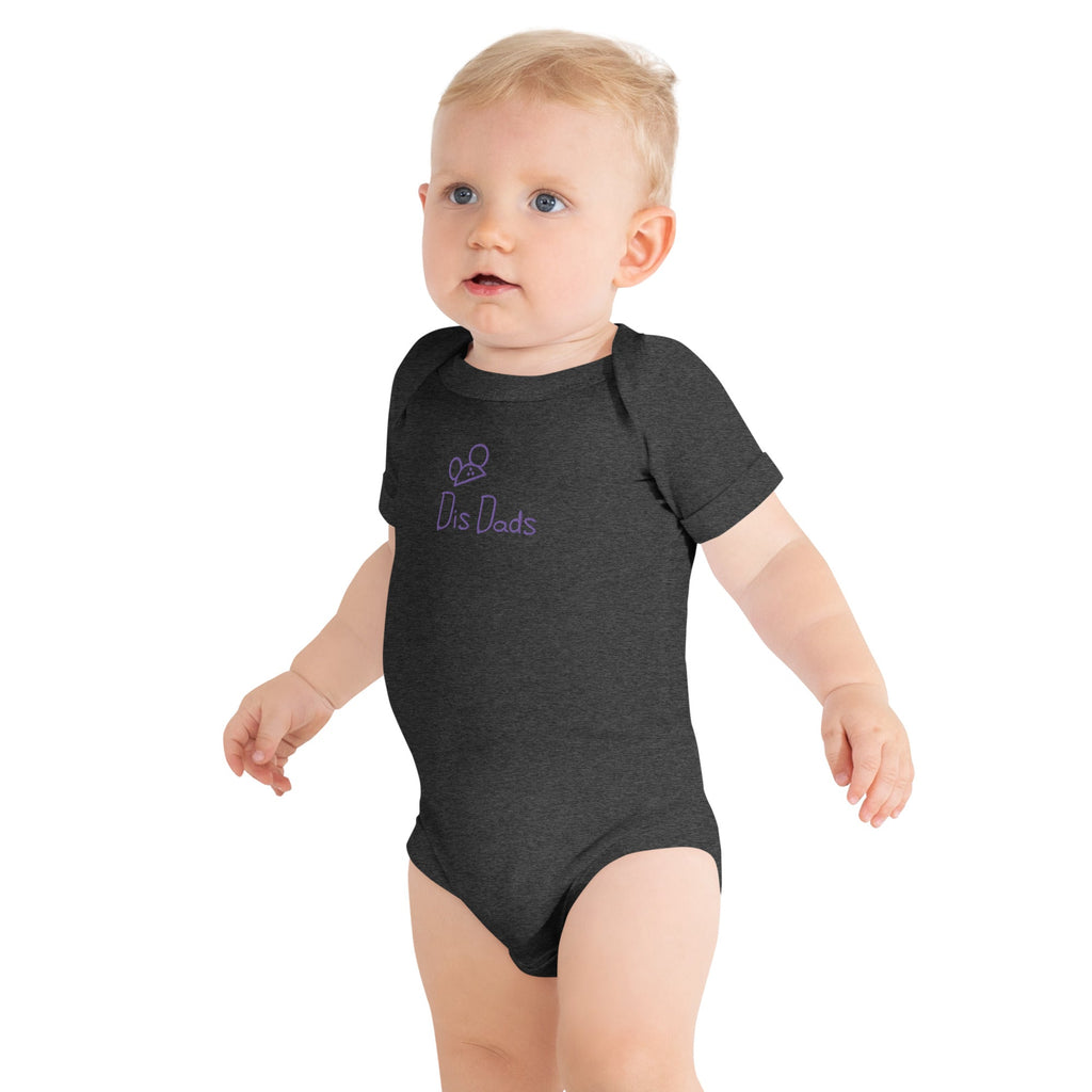 Dis Dads Magic Ears Embroidered Personalized Baby One Piece 100% Cotton