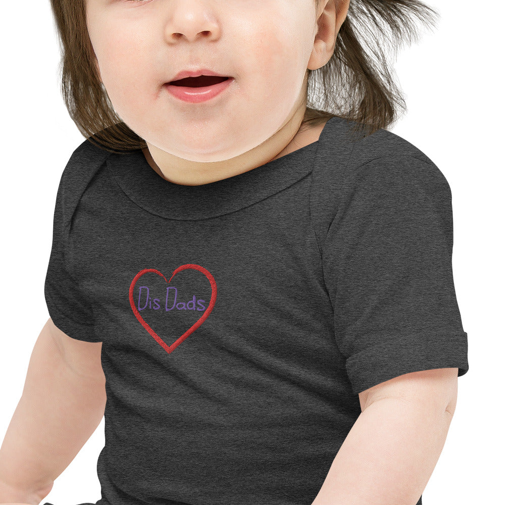 I LOVE Dis Dads Embroidered Personalized Baby One Piece 100% Cotton
