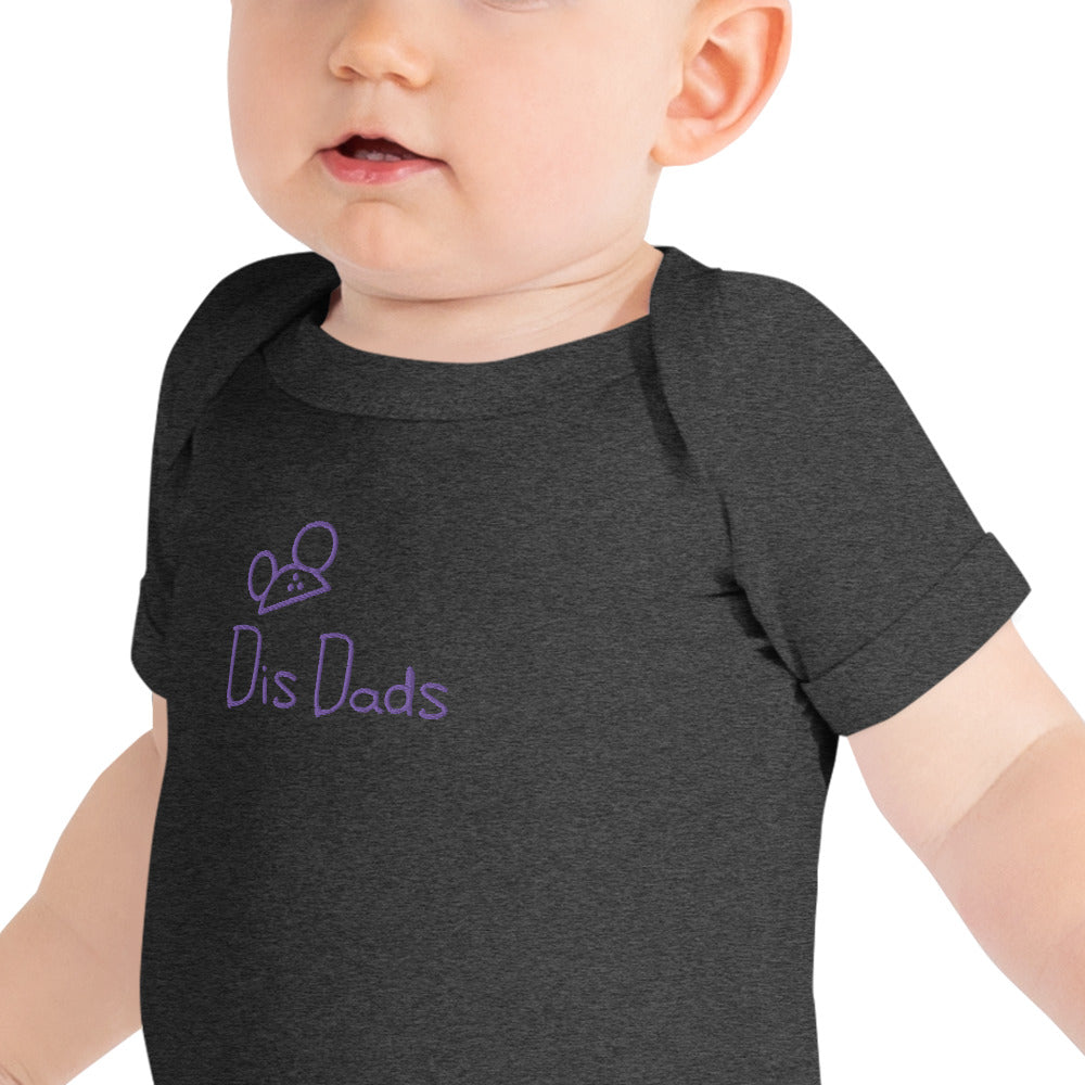Dis Dads Magic Ears Embroidered Personalized Baby One Piece 100% Cotton