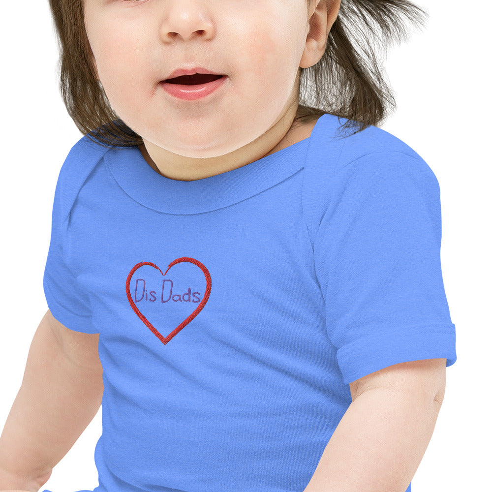 I LOVE Dis Dads Embroidered Personalized Baby One Piece 100% Cotton