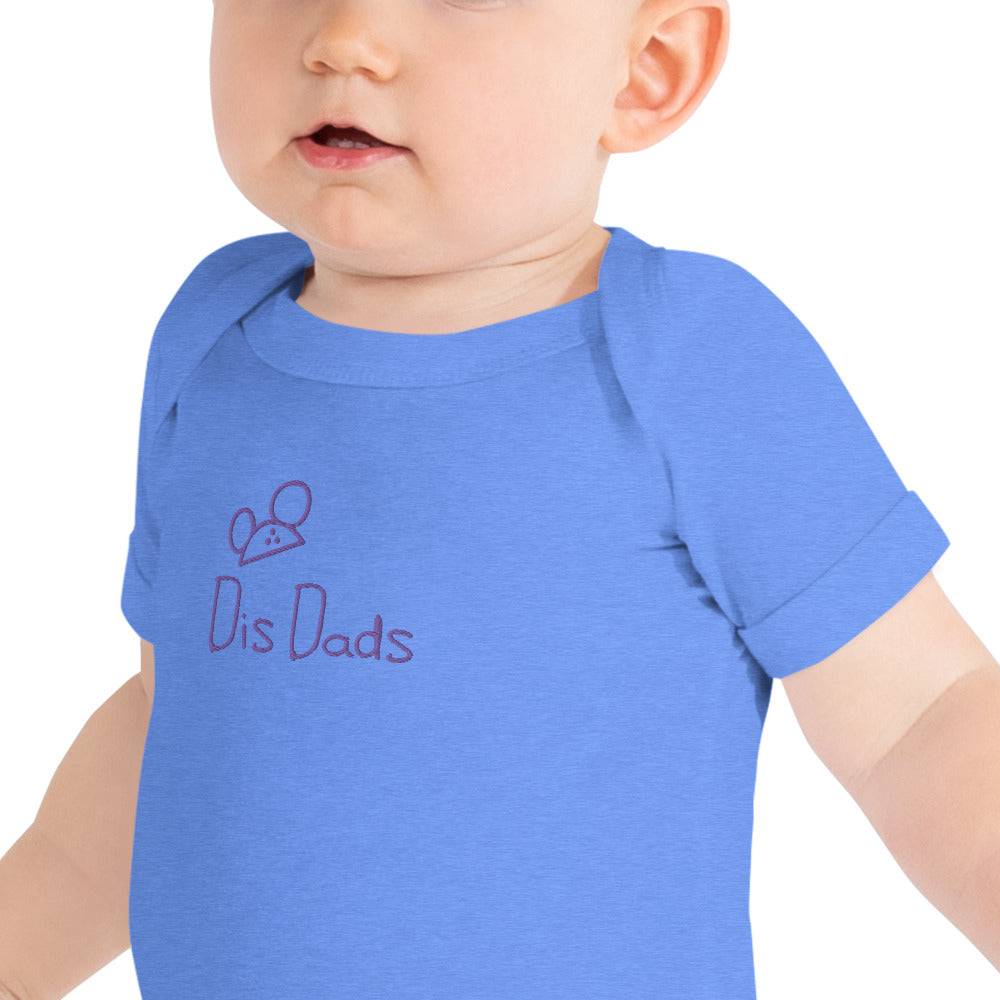 Dis Dads Magic Ears Embroidered Personalized Baby One Piece 100% Cotton