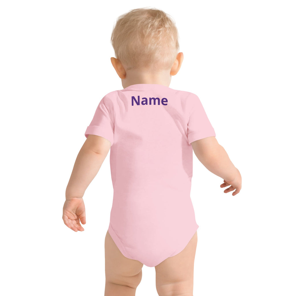 Dis Dads Magic Ears Embroidered Personalized Baby One Piece 100% Cotton