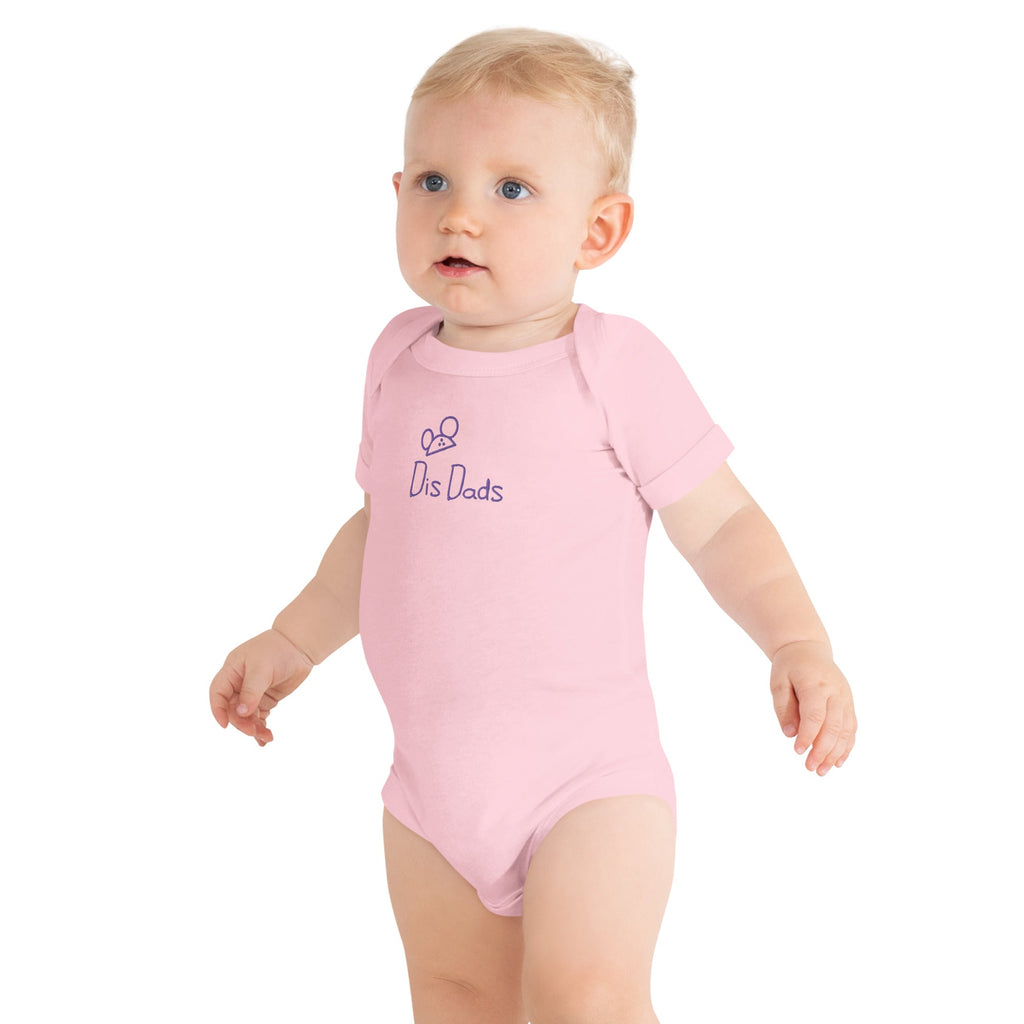 Dis Dads Magic Ears Embroidered Personalized Baby One Piece 100% Cotton