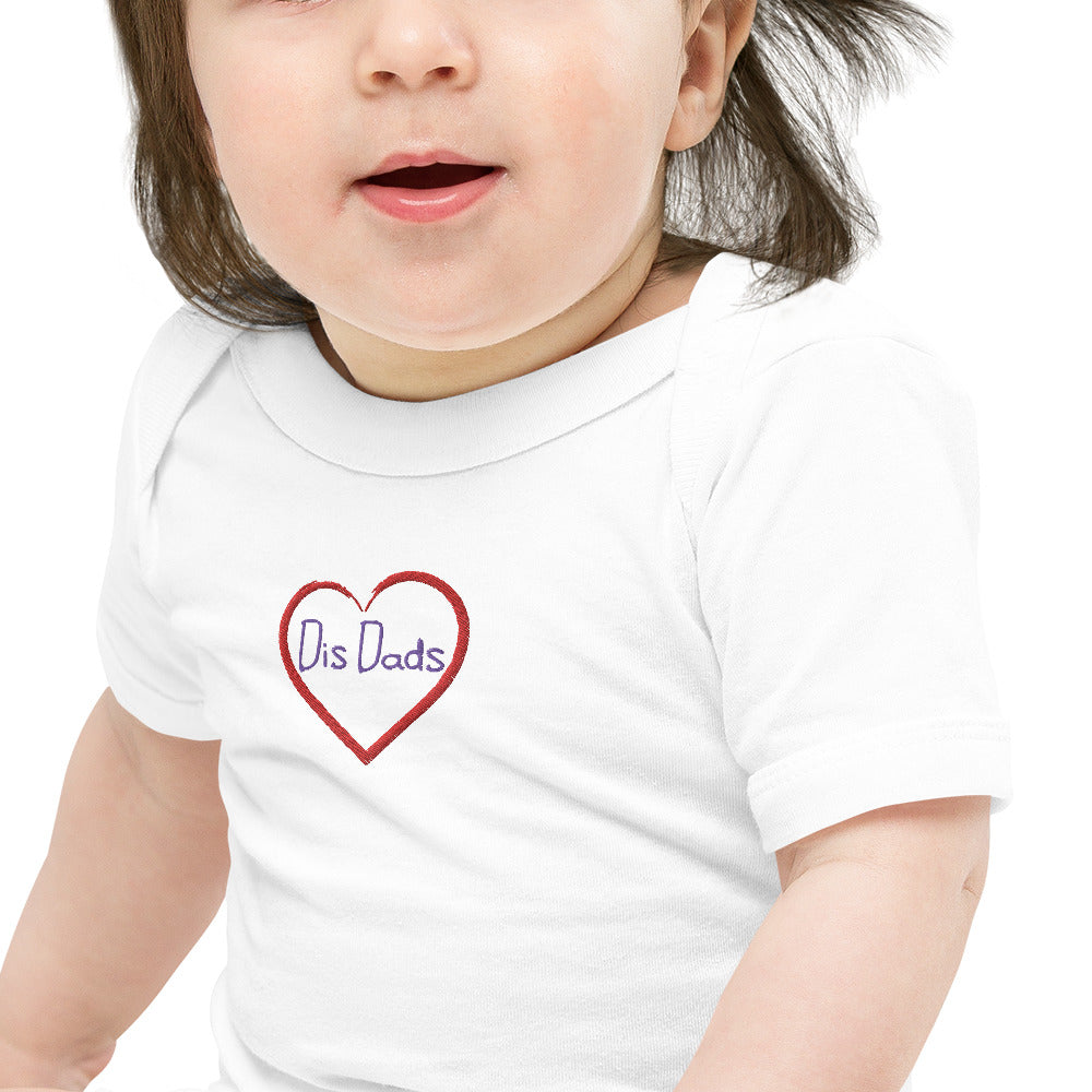 I LOVE Dis Dads Embroidered Personalized Baby One Piece 100% Cotton
