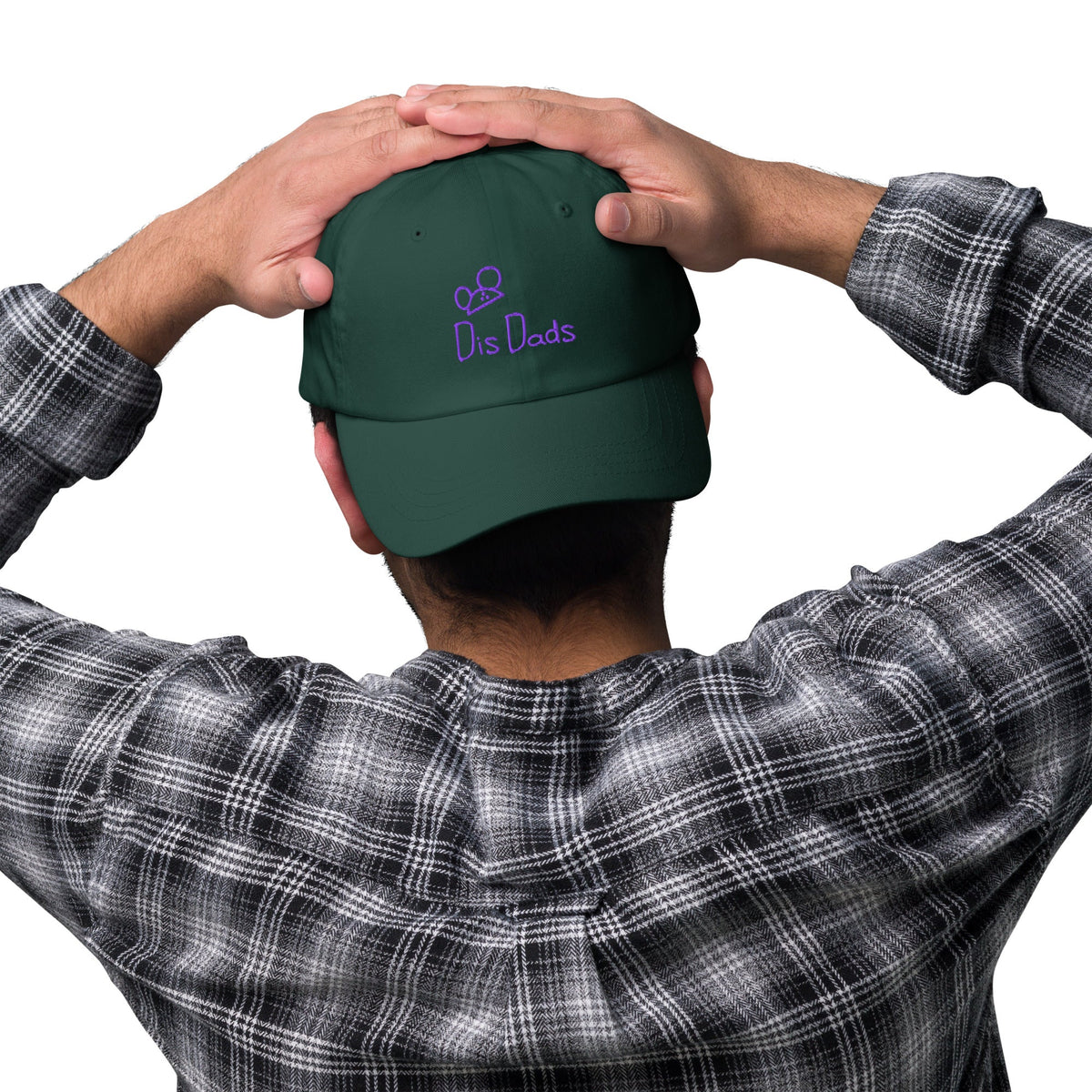 Dis Dads Magic Ears 3D Embroidered Personalized Low Profile Hat Adjustable Strap