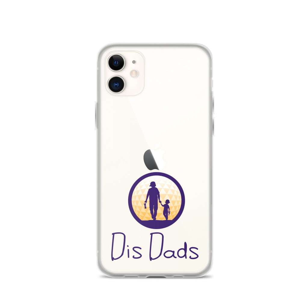 Dis Dads Clear iPhone Case Durable & Sleek