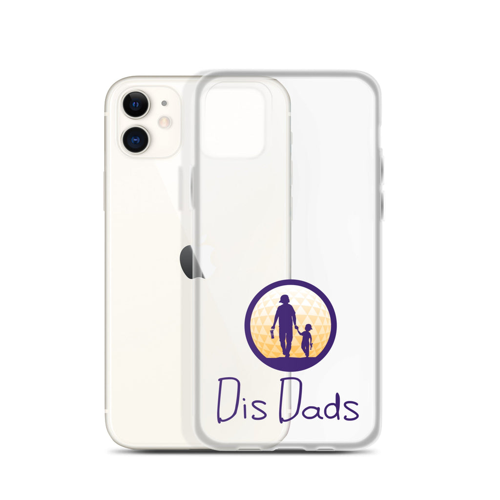 Dis Dads Clear iPhone Case Durable & Sleek