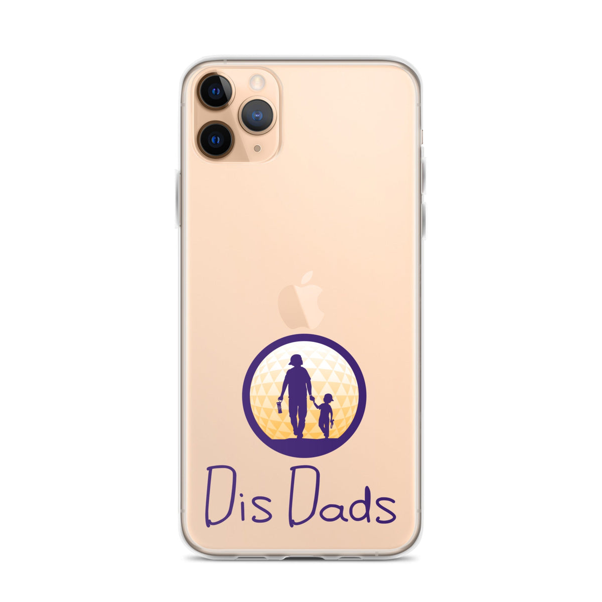 Dis Dads Clear iPhone Case Durable & Sleek