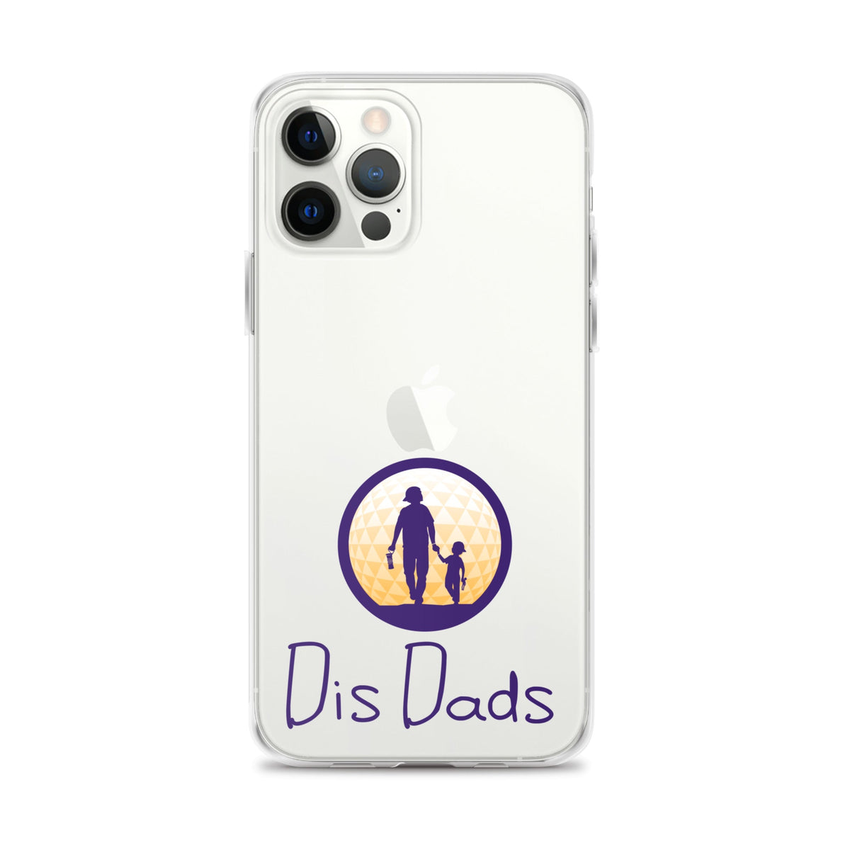 Dis Dads Clear iPhone Case Durable & Sleek