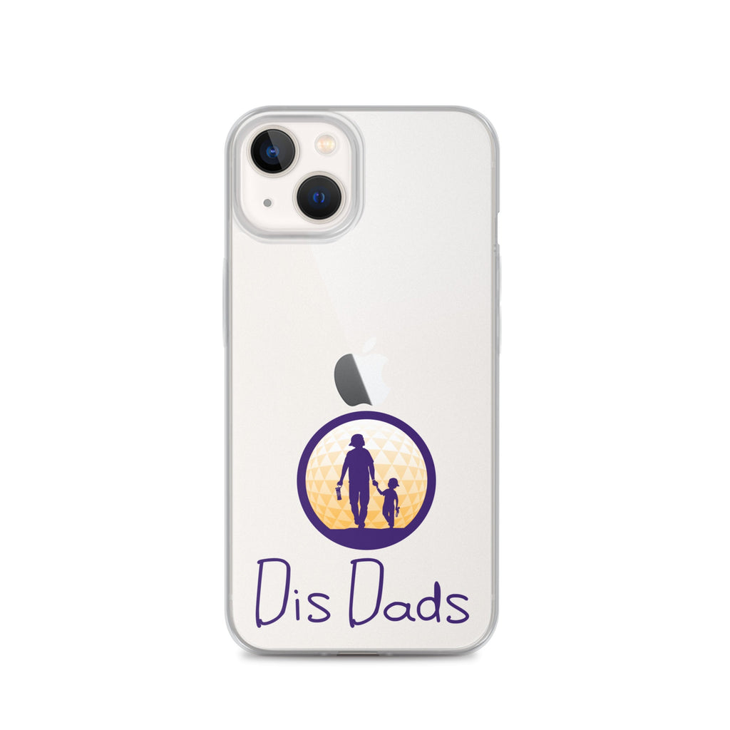 Dis Dads Clear iPhone Case Durable & Sleek
