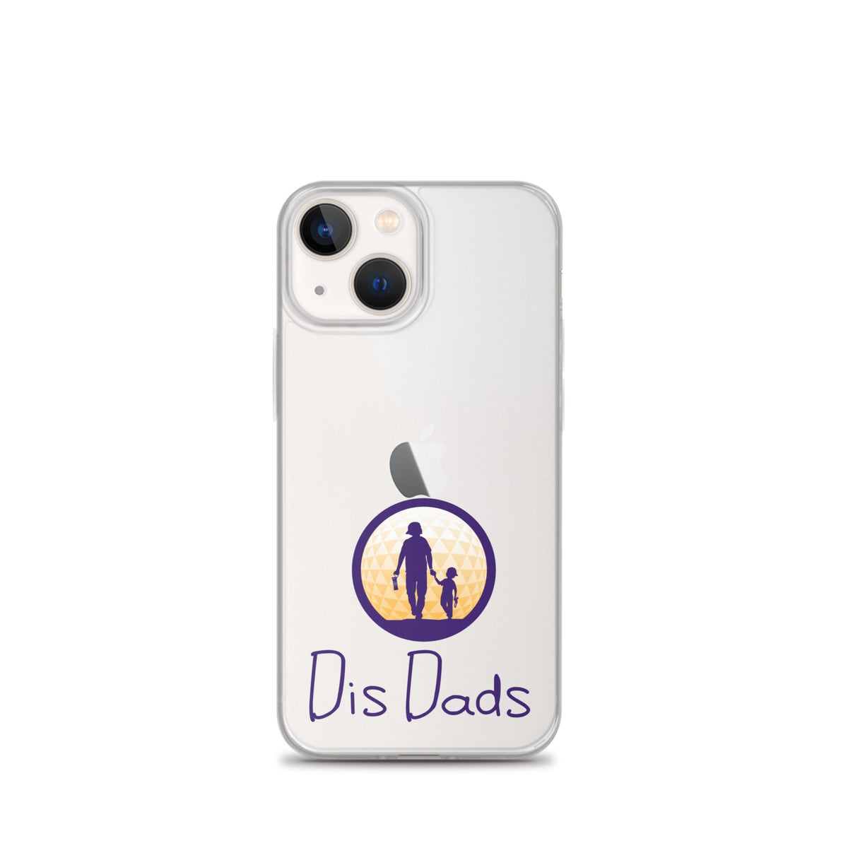 Dis Dads Clear iPhone Case Durable & Sleek