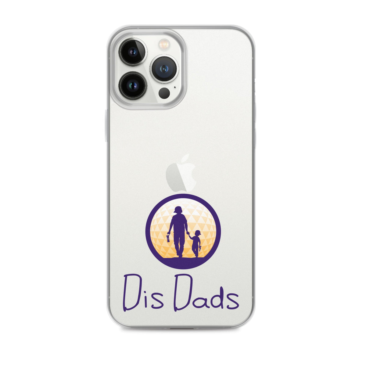 Dis Dads Clear iPhone Case Durable & Sleek
