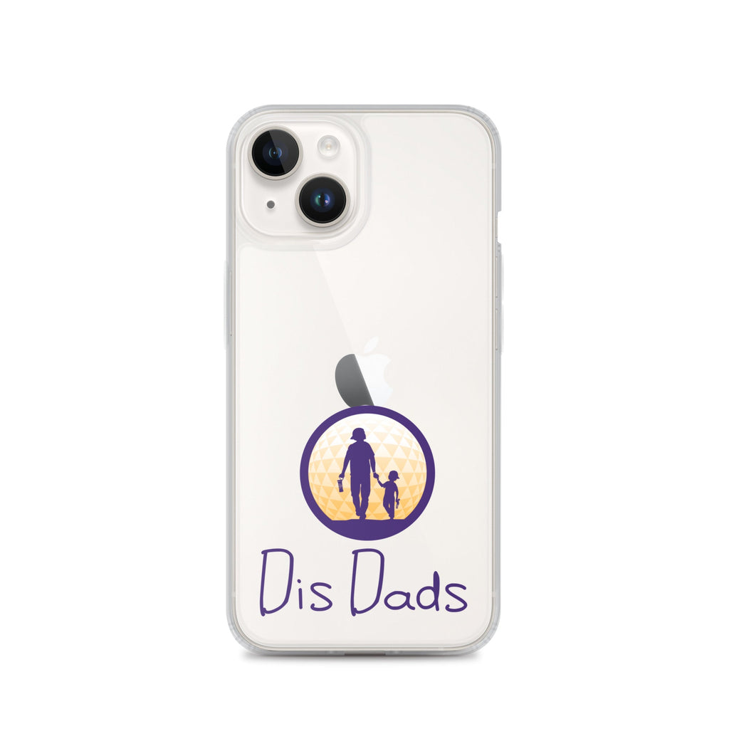 Dis Dads Clear iPhone Case Durable & Sleek