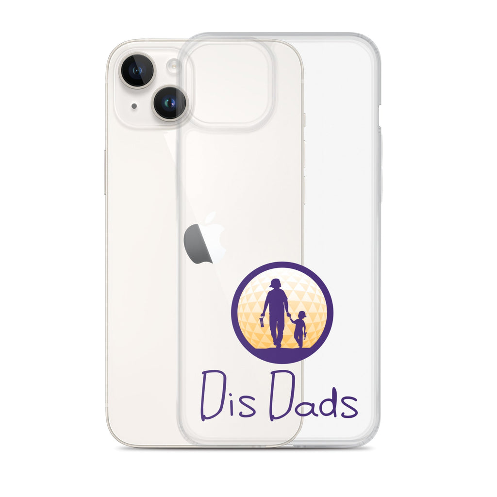 Dis Dads Clear iPhone Case Durable & Sleek