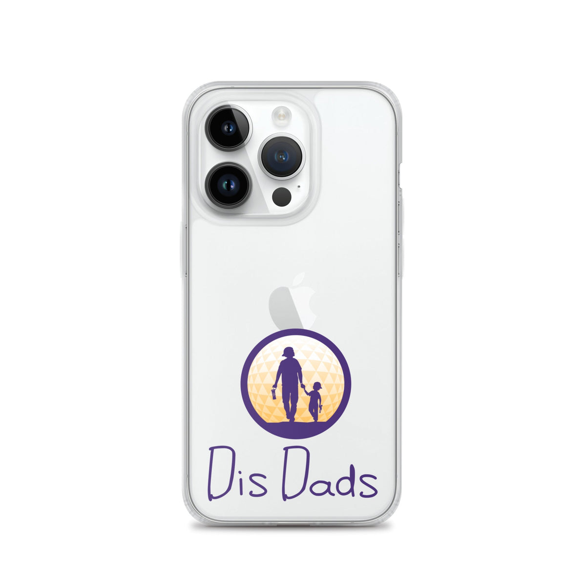 Dis Dads Clear iPhone Case Durable & Sleek