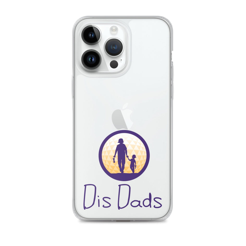 Dis Dads Clear iPhone Case Durable & Sleek