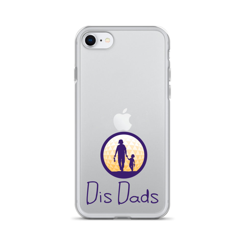 Dis Dads Clear iPhone Case Durable & Sleek