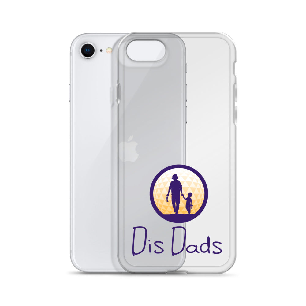 Dis Dads Clear iPhone Case Durable & Sleek