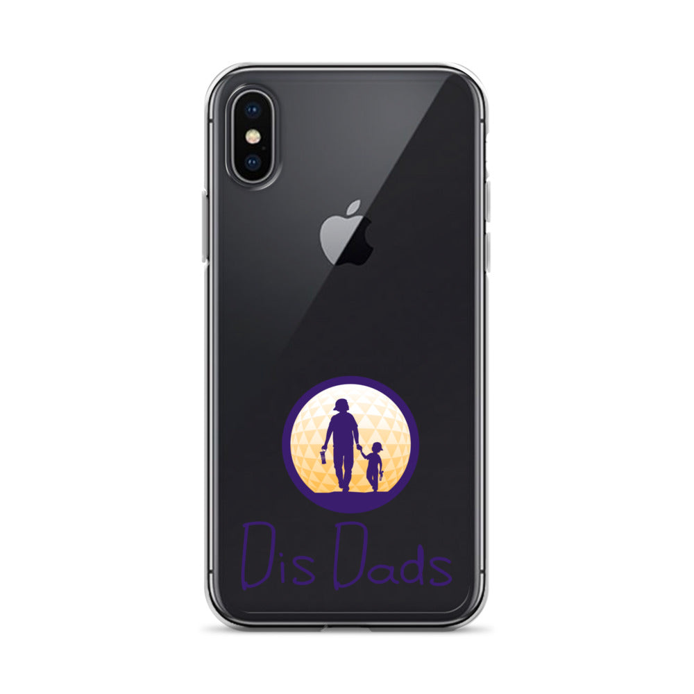 Dis Dads Clear iPhone Case Durable & Sleek