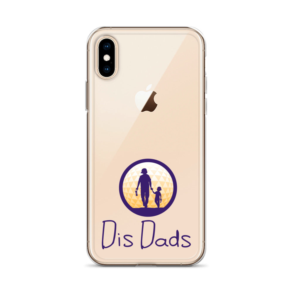 Dis Dads Clear iPhone Case Durable & Sleek