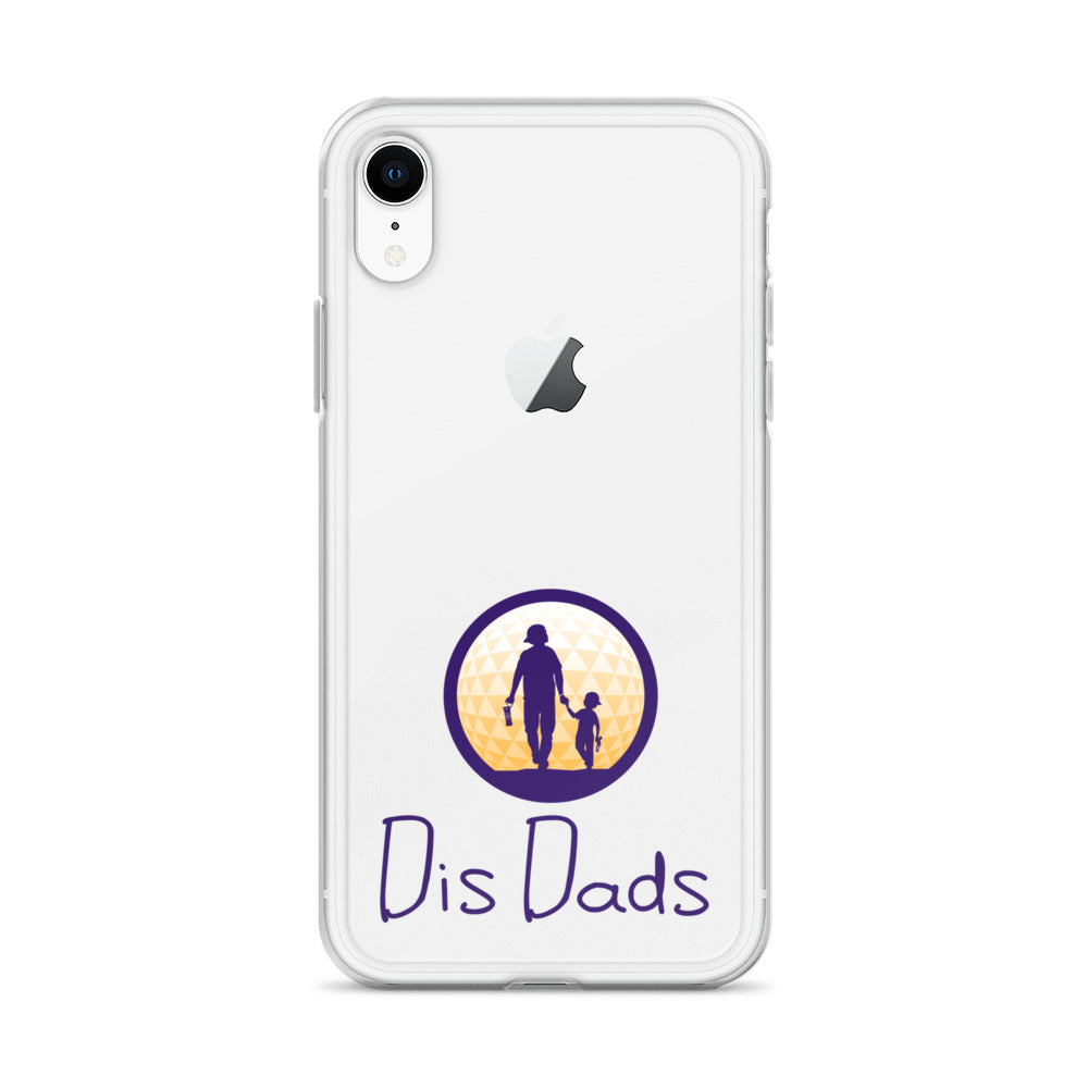 Dis Dads Clear iPhone Case Durable & Sleek