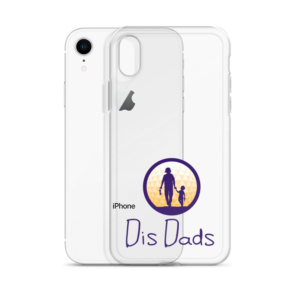Dis Dads Clear iPhone Case Durable & Sleek