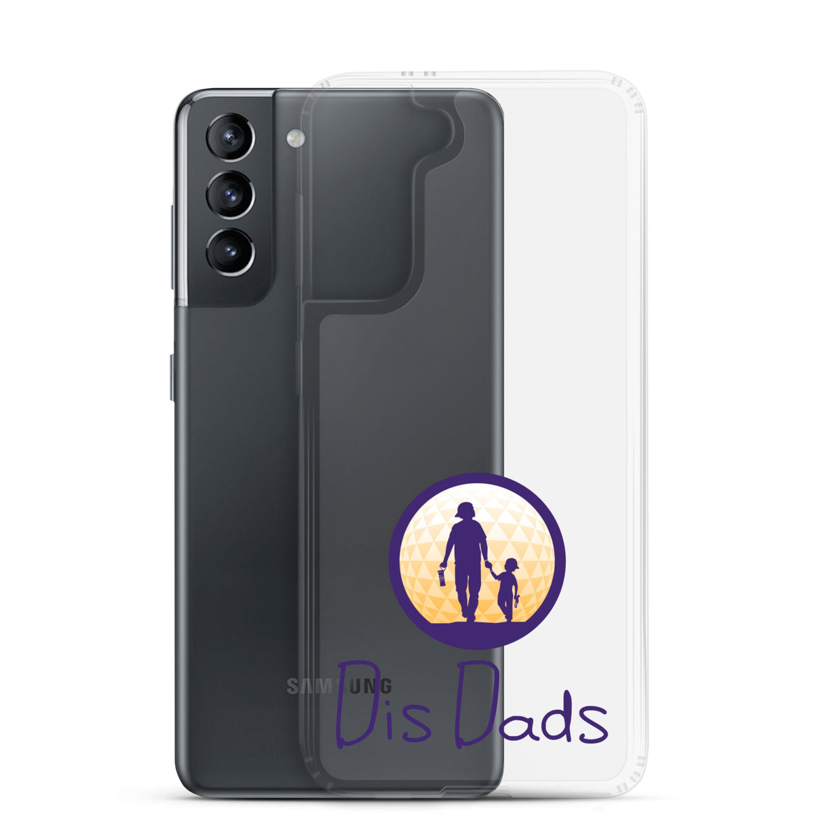 Dis Dads Clear Samsung Case Durable & Sleek