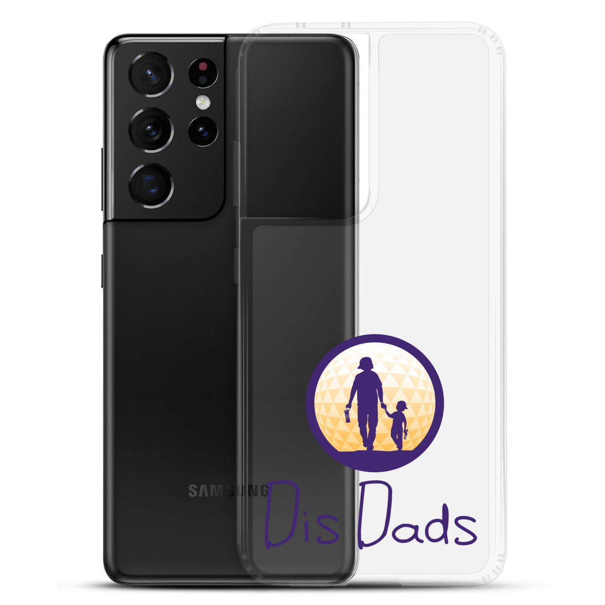 Dis Dads Clear Samsung Case Durable & Sleek