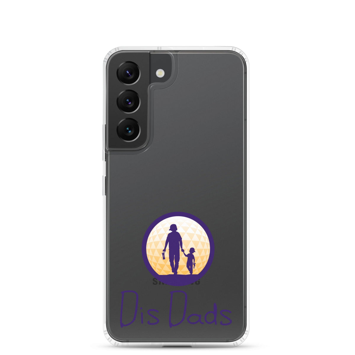 Dis Dads Clear Samsung Case Durable & Sleek