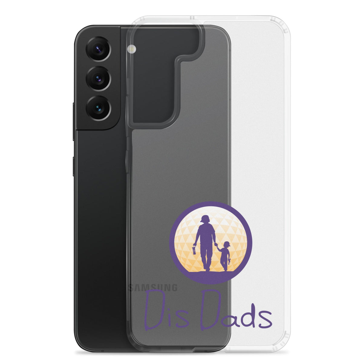 Dis Dads Clear Samsung Case Durable & Sleek
