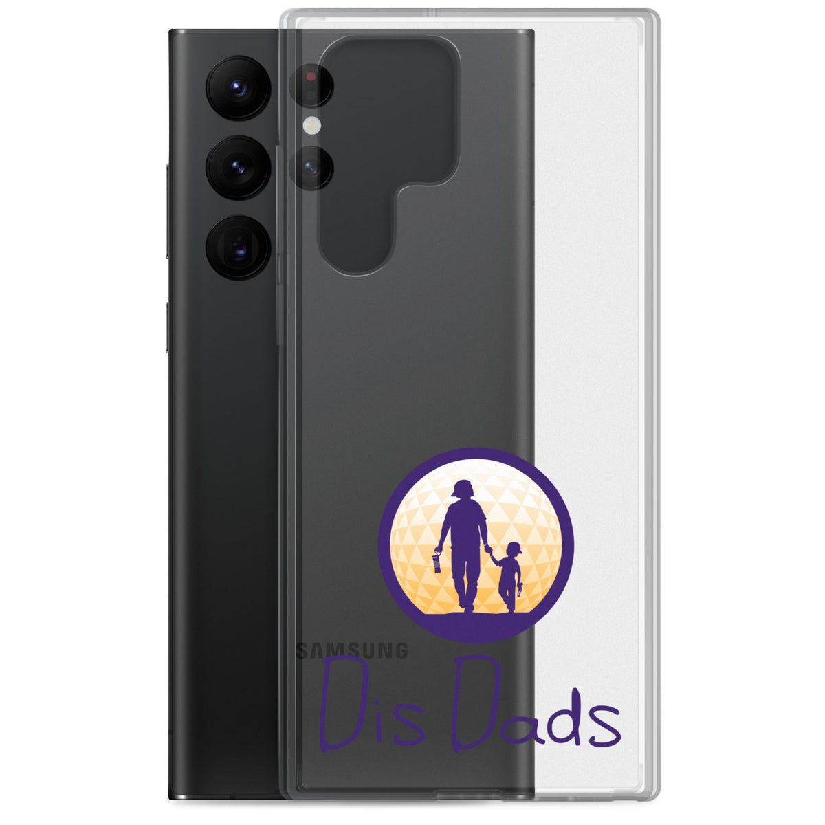 Dis Dads Clear Samsung Case Durable & Sleek