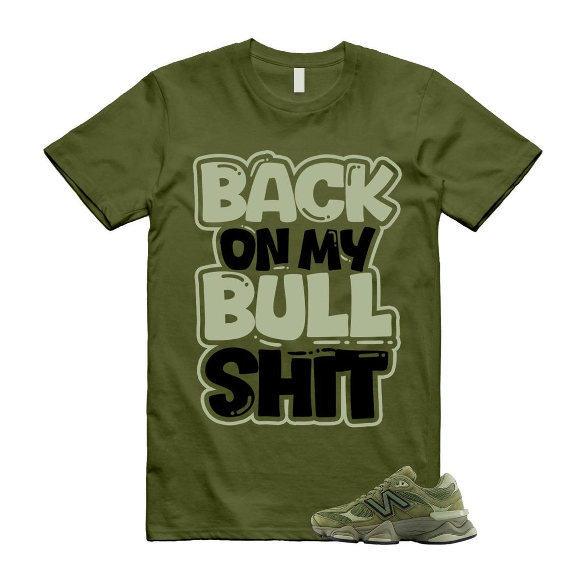 New Balance 9060 Dark Olivine Green Olive Shirt To Match product image 1