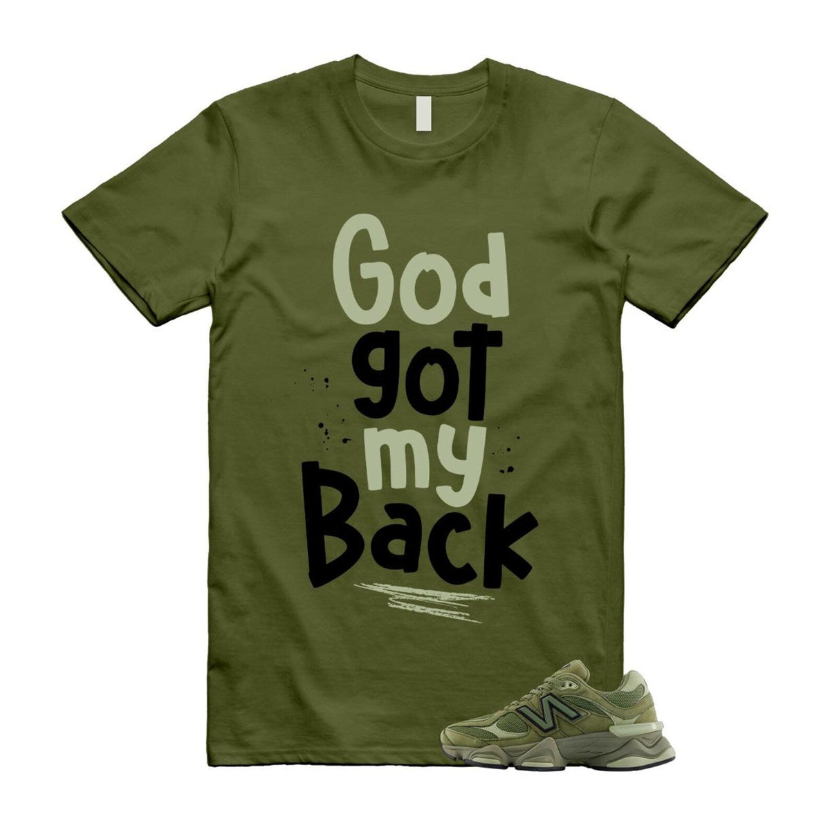 New Balance 9060 Dark Olivine Green Olive Shirt To Match product image 1