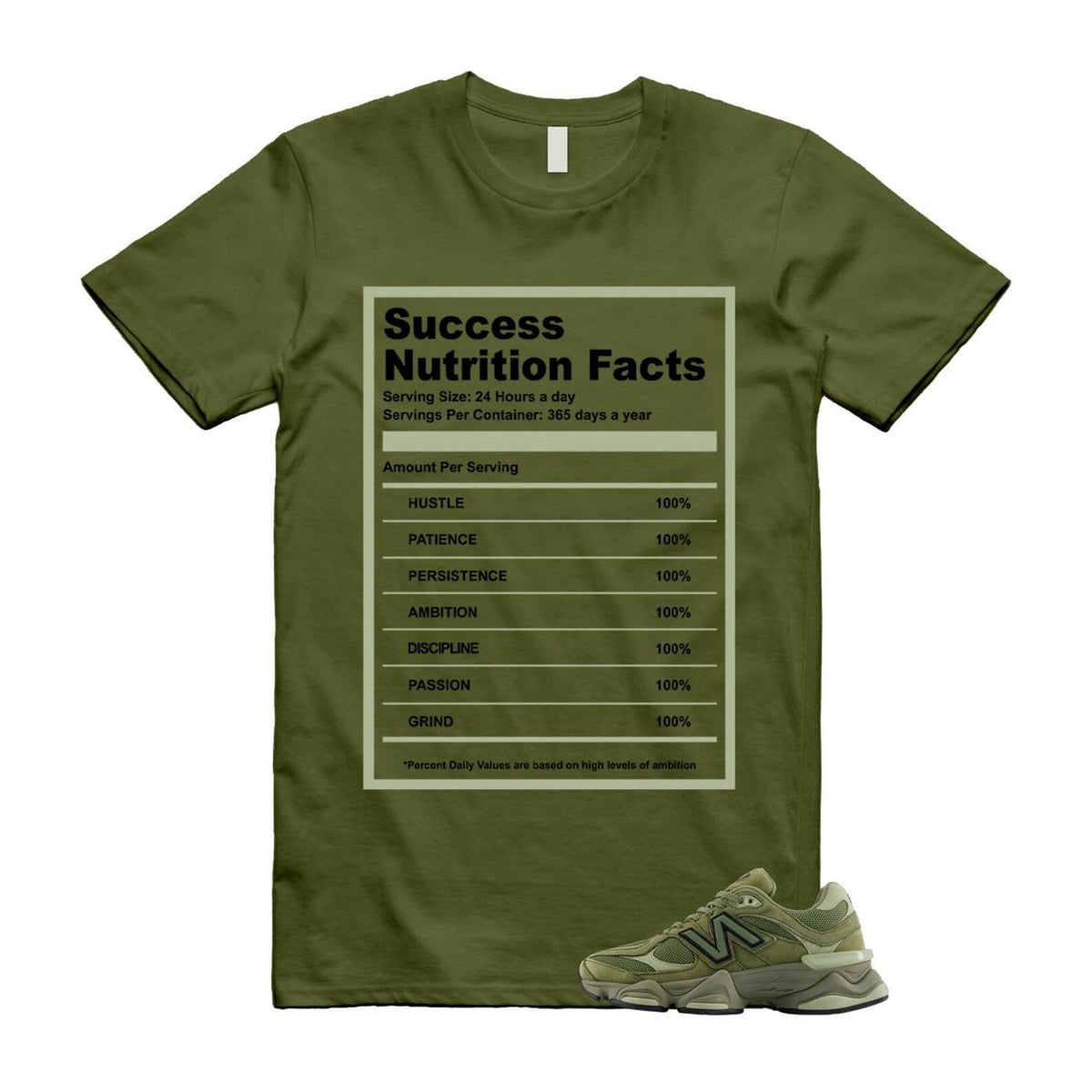 New Balance 9060 Dark Olivine Green Olive Shirt To Match product image 1