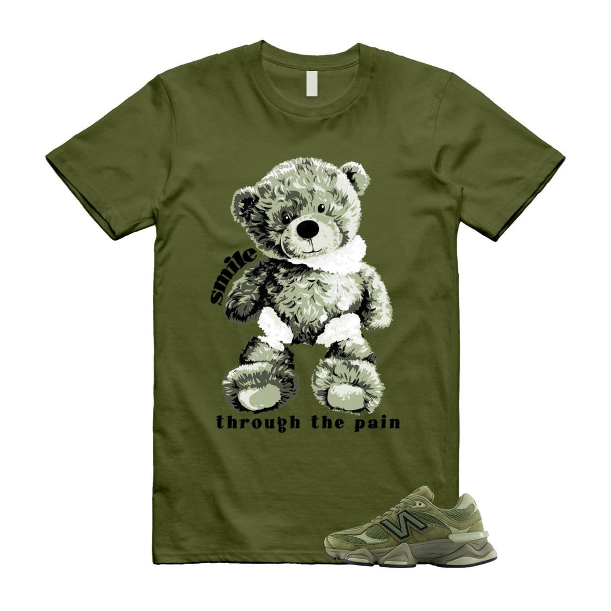 New Balance 9060 Dark Olivine Green Olive Shirt To Match product image 1