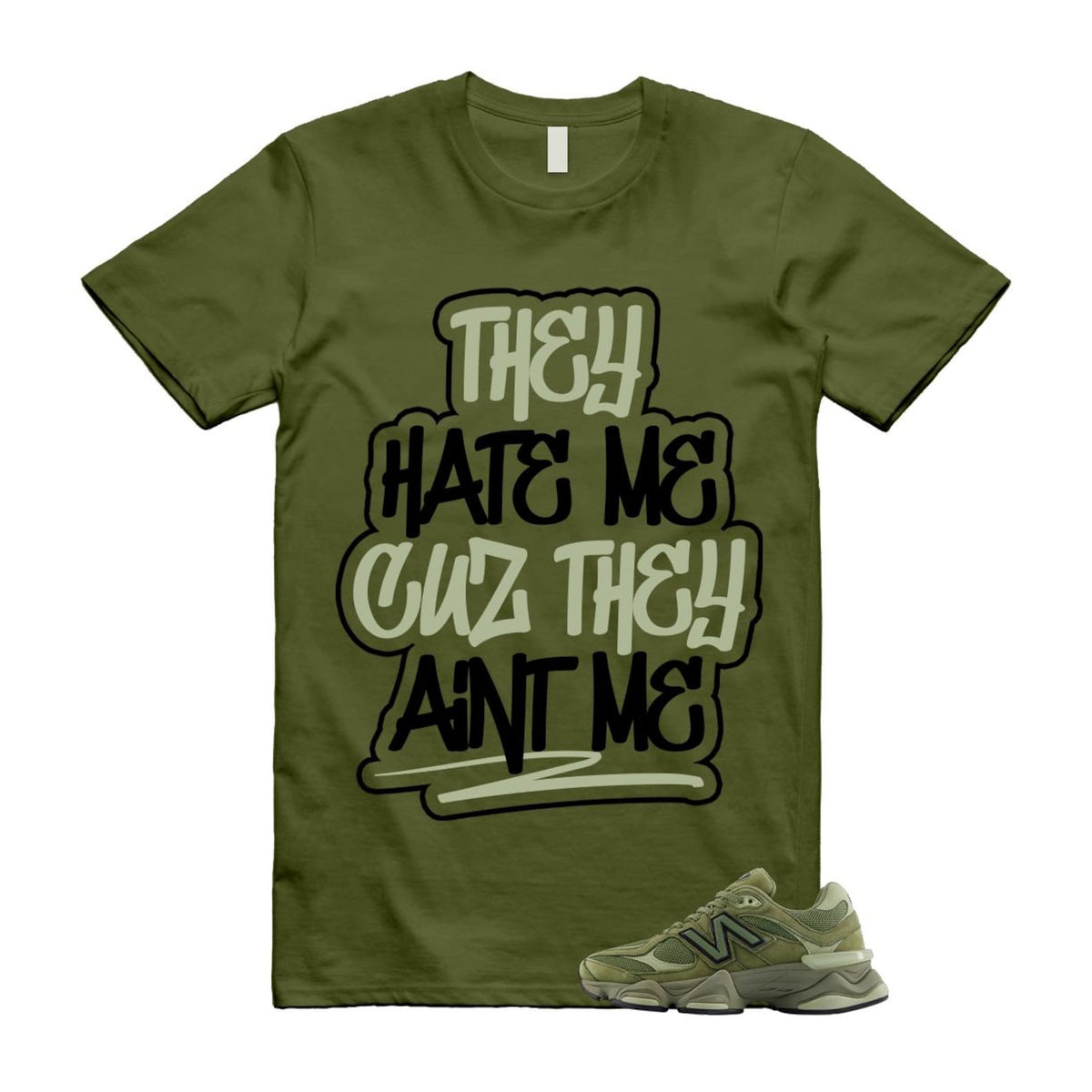 New Balance 9060 Dark Olivine Green Olive Shirt To Match product image 1