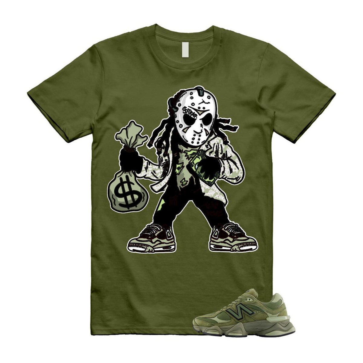 New Balance 9060 Dark Olivine Green Olive Shirt To Match product image 1
