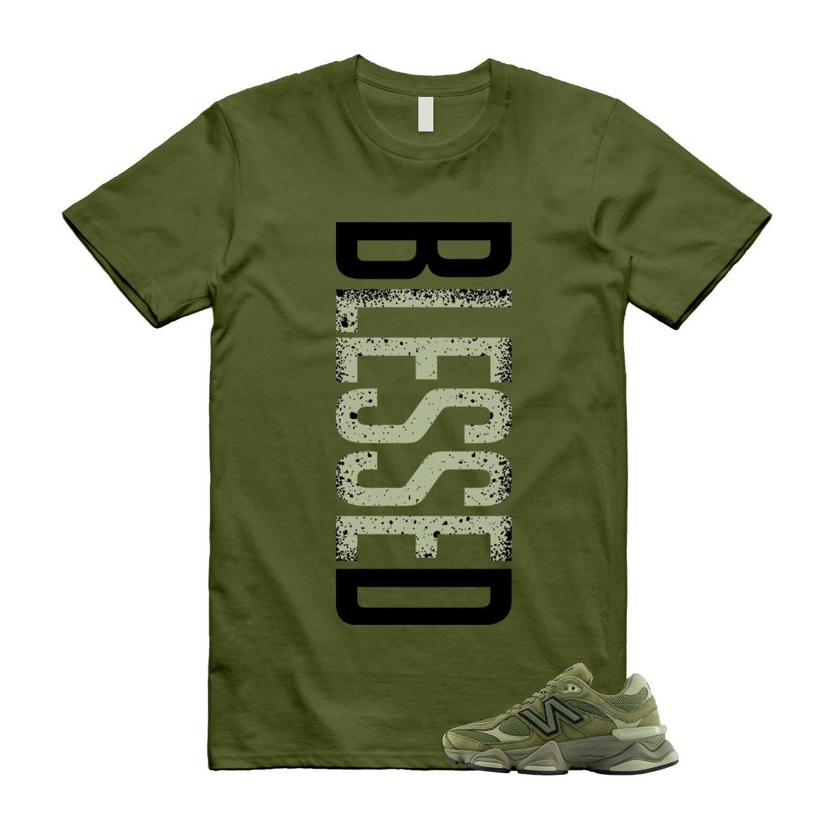 New Balance 9060 Dark Olivine Green Olive Shirt To Match product image 1