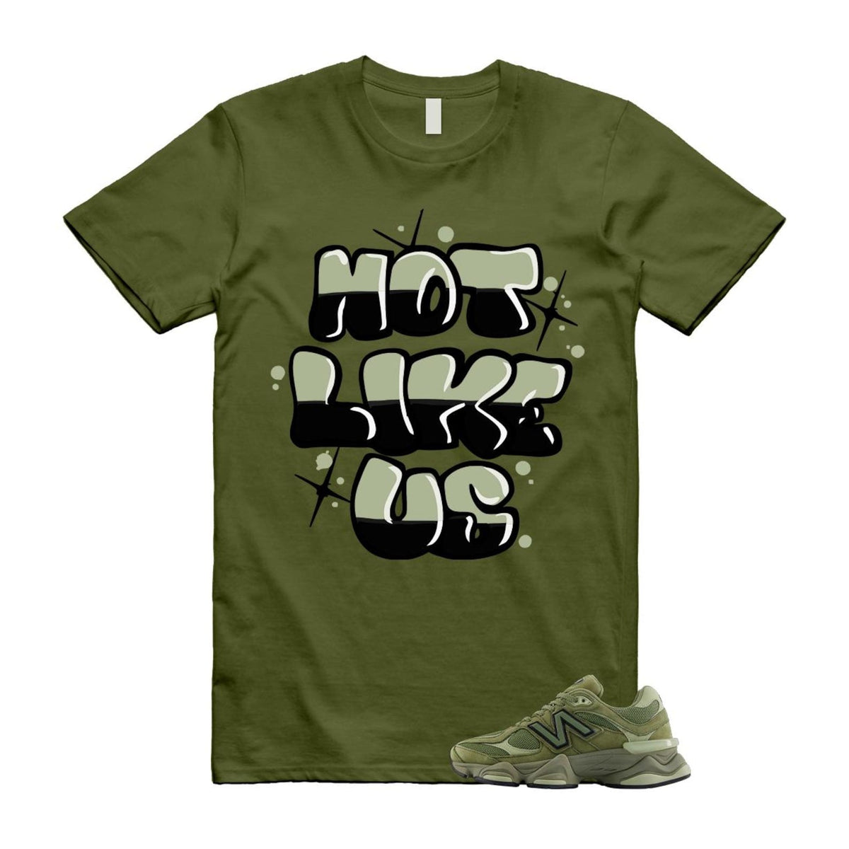 New Balance 9060 Dark Olivine Green Olive Shirt To Match product image 1
