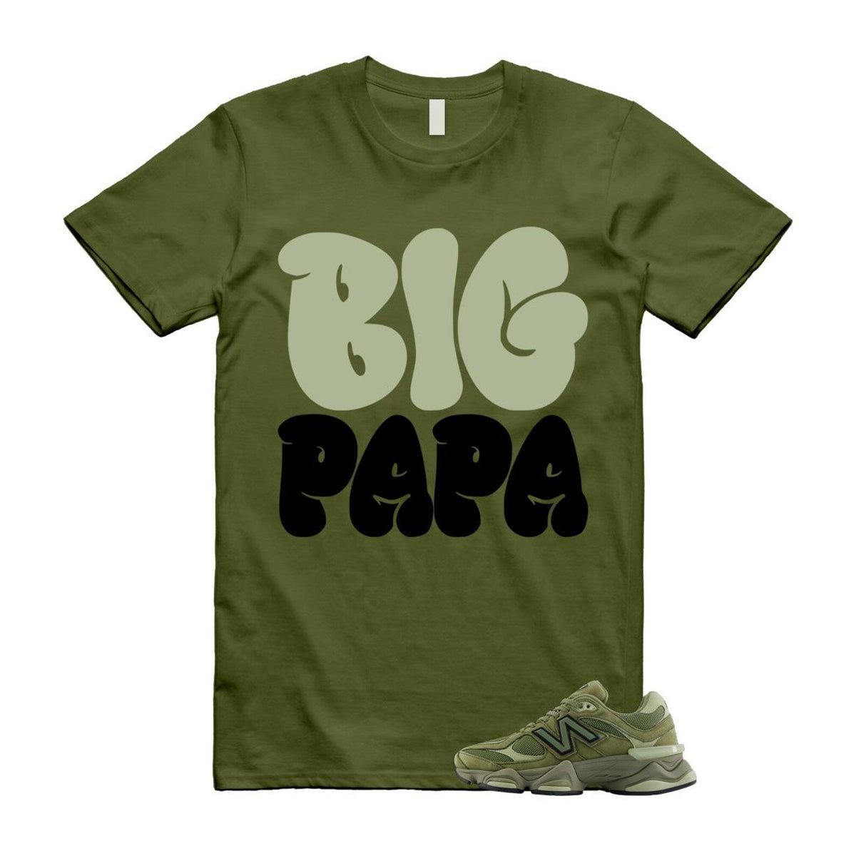 New Balance 9060 Dark Olivine Green Olive Shirt To Match product image 1