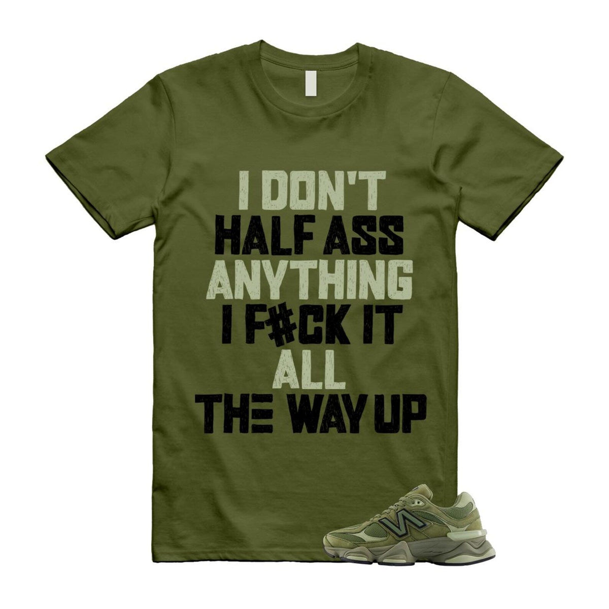 New Balance 9060 Dark Olivine Green Olive Shirt To Match product image 1