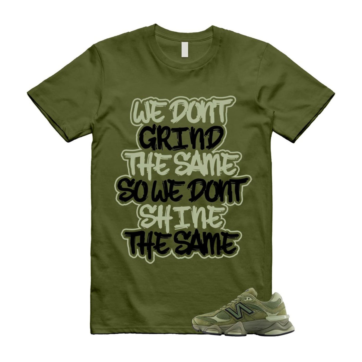 New Balance 9060 Dark Olivine Green Olive Shirt To Match product image 1
