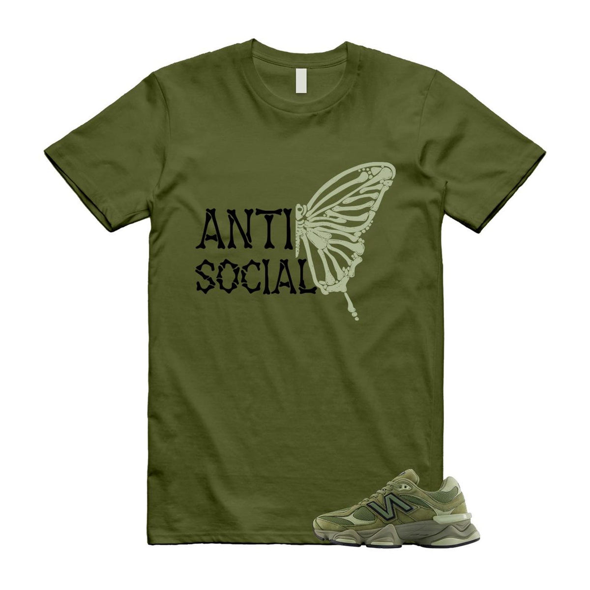New Balance 9060 Dark Olivine Green Olive Shirt To Match product image 1