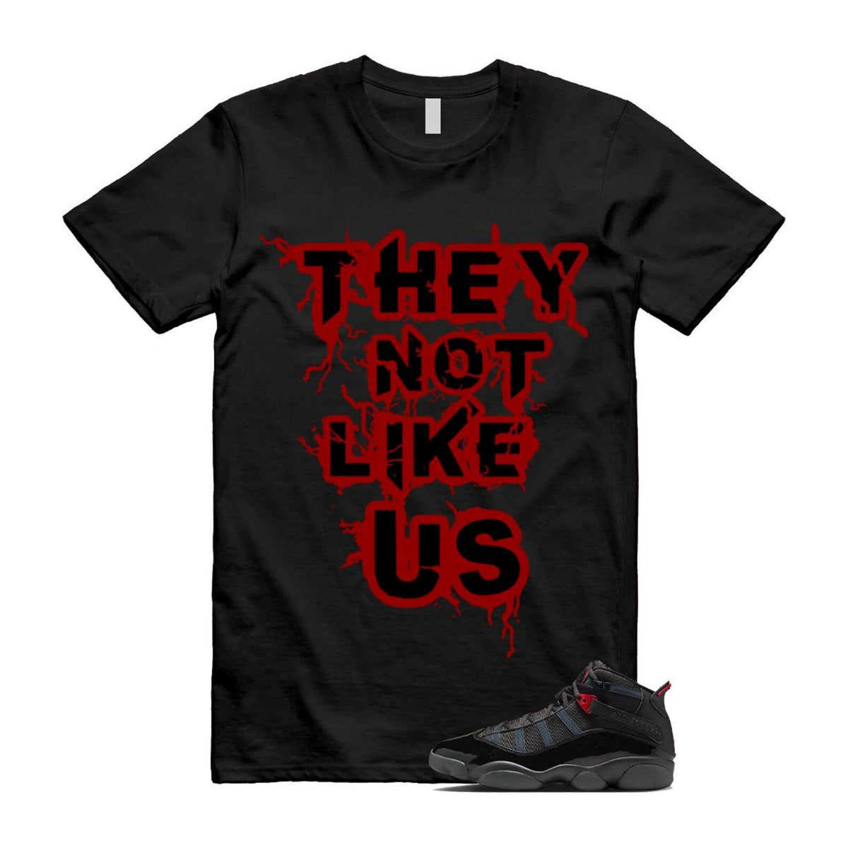 6 Rings Anthracite Black Fire Red Shirt To Match Us T-Shirt product image 1