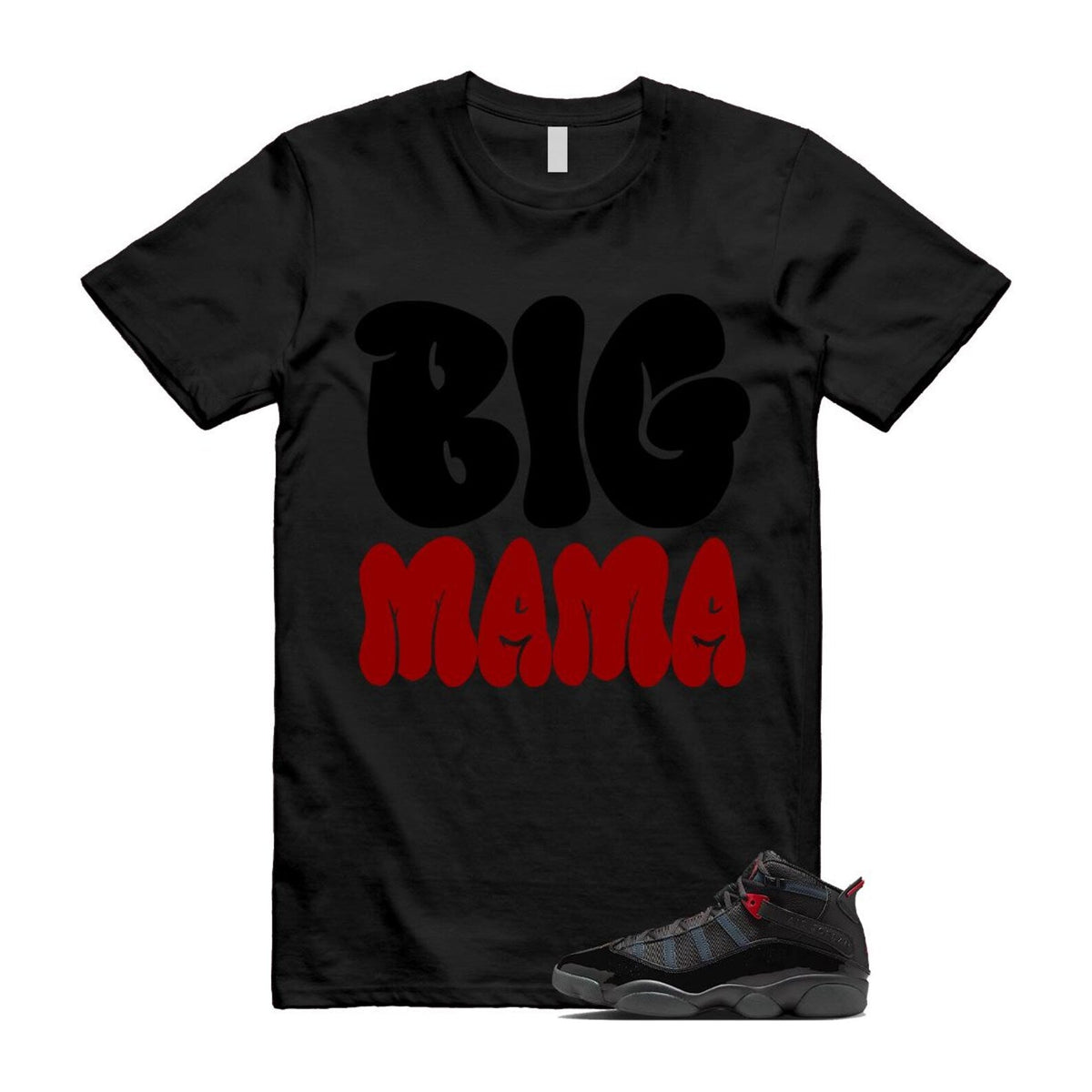6 Rings Anthracite Black Fire Red Shirt To Match Big Mama product image 1