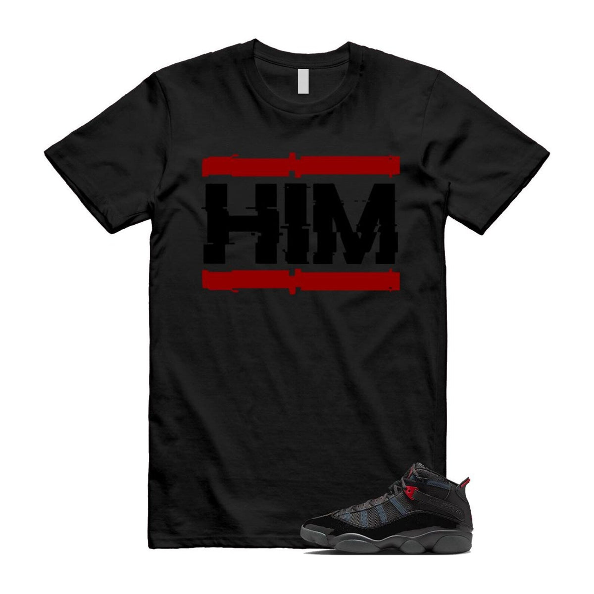 6 Rings Anthracite Black Fire Red Shirt To Match Him product image 1