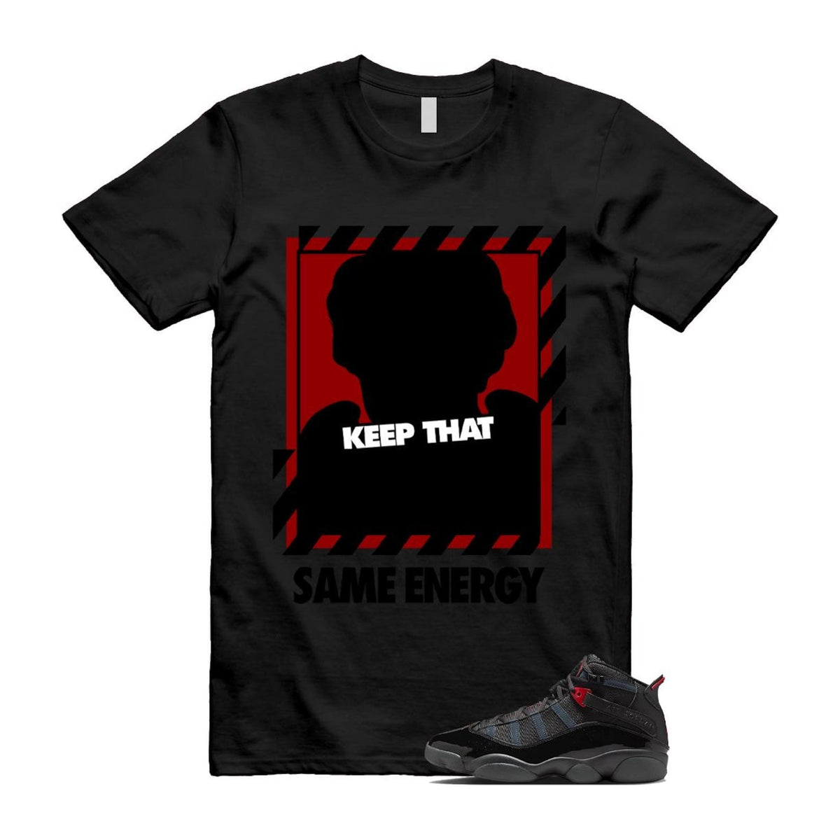 6 Rings Anthracite Black Fire Red Shirt To Match Same product image 1