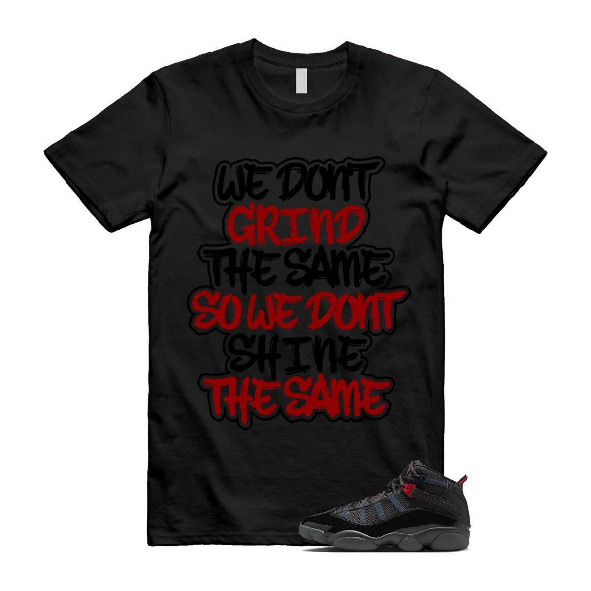 6 Rings Anthracite Black Fire Red Shirt To Match Grind product image 1