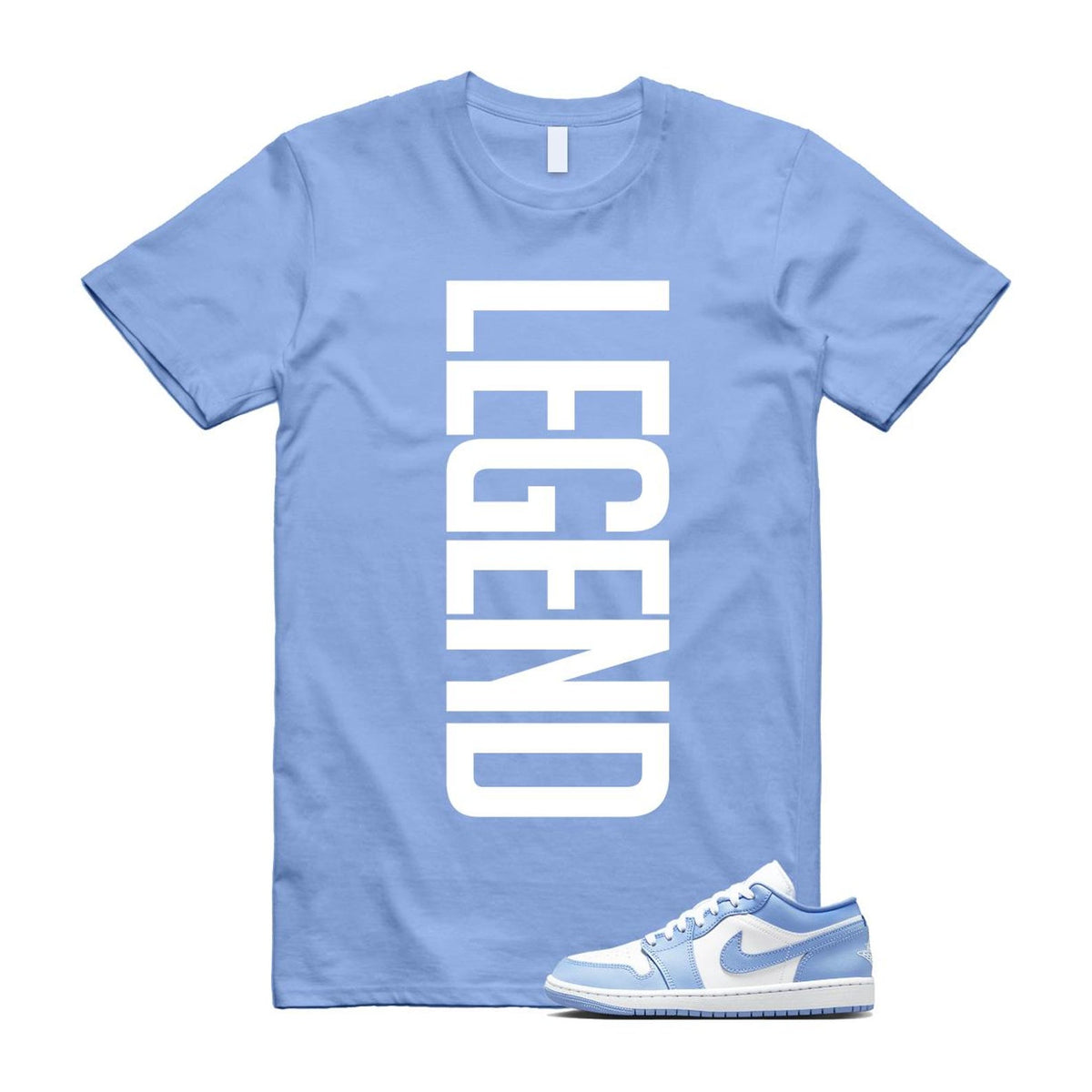 1 Low White Aluminum Shirt To Match Legend T-Shirt 2025 product image 1